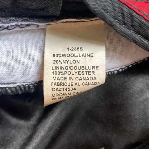 Nathaniel Cole Grey Classic Crown Cap Wool Lined Grey Size L - Picture 12 of 12